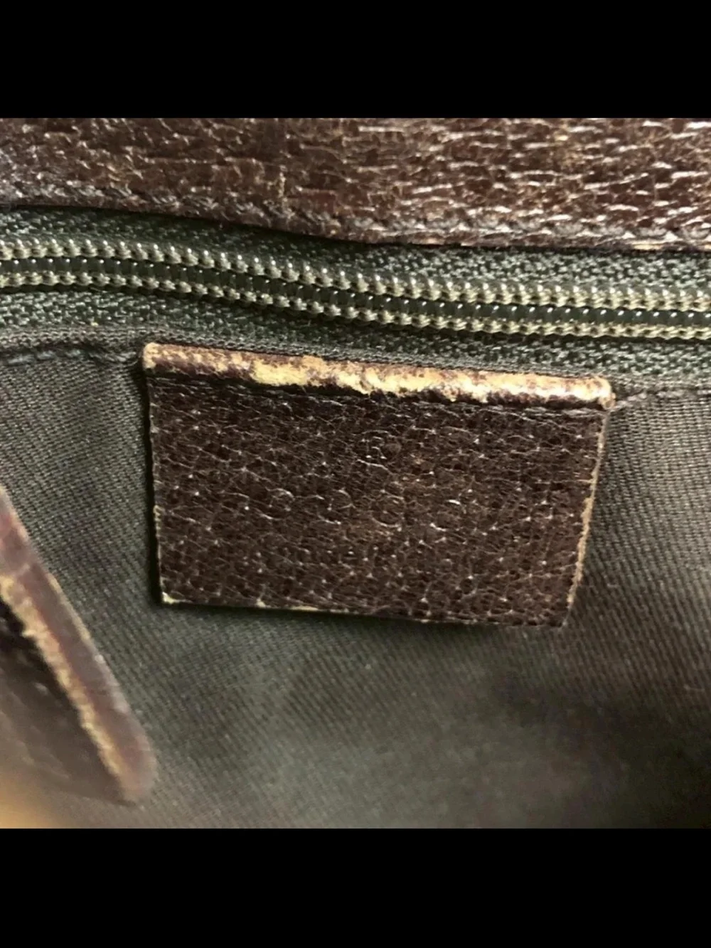 Gucci Beige GG Supreme Canvas Belt Bag with Dark Brown Strap